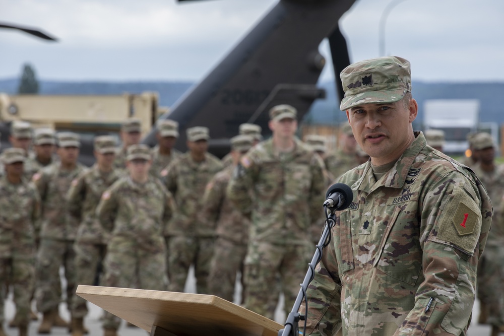 601st ASB Change of Command Ceremony