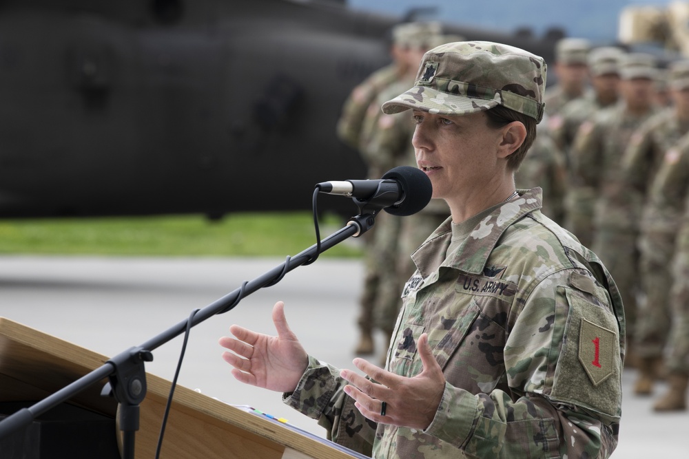 601st ASB Change of Command Ceremony