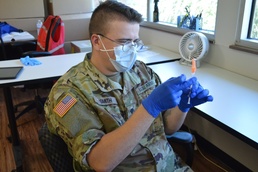 Cleveland Guardsman utilizes medic skills during COVID-19 mission