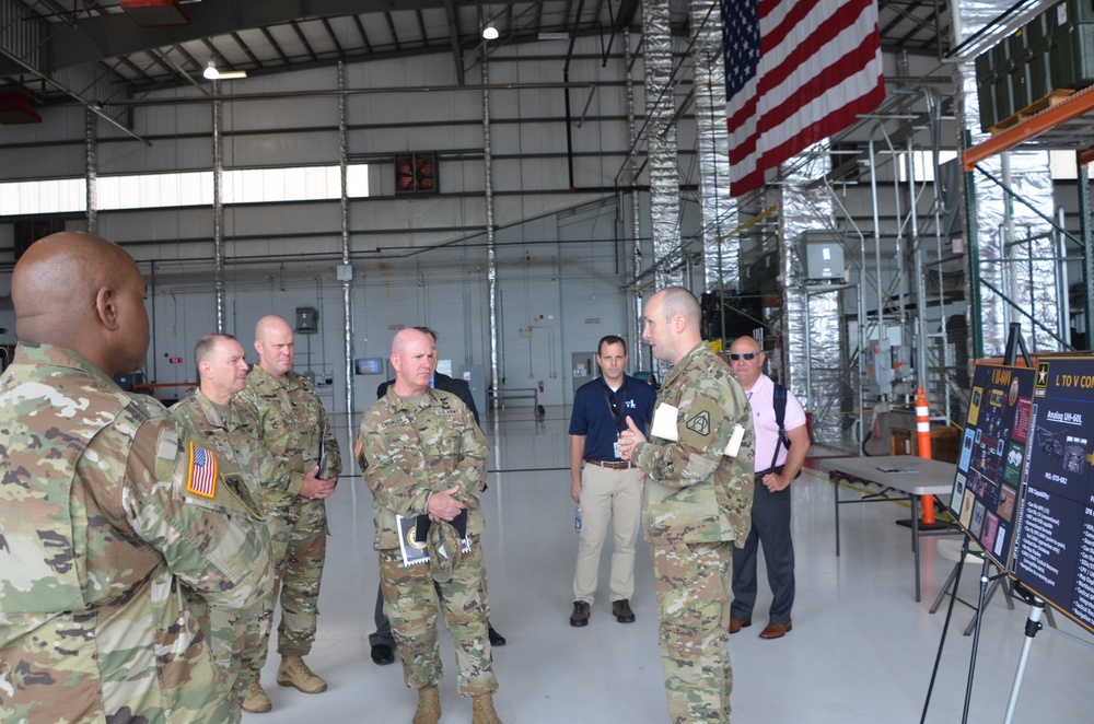 Army National Guard Aviation Officers get update on UH-60V Black Hawk before first fielding