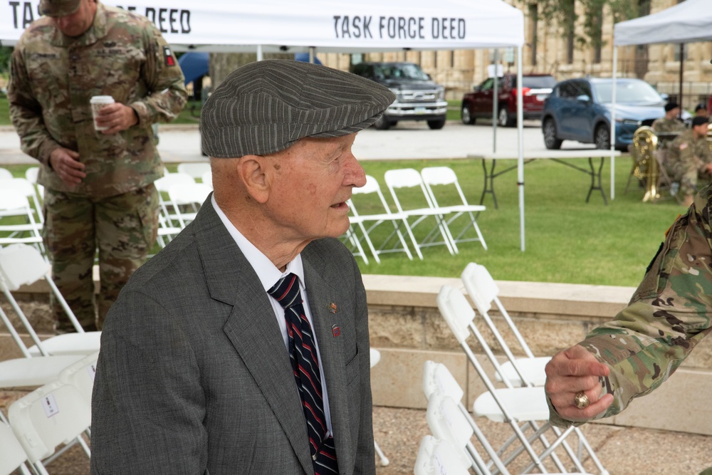 D-Day Veteran, Whose Story Was Told in the Film, &quot;The Longest Day,&quot; Re-visits First Army Headquarters During a Special Occasion