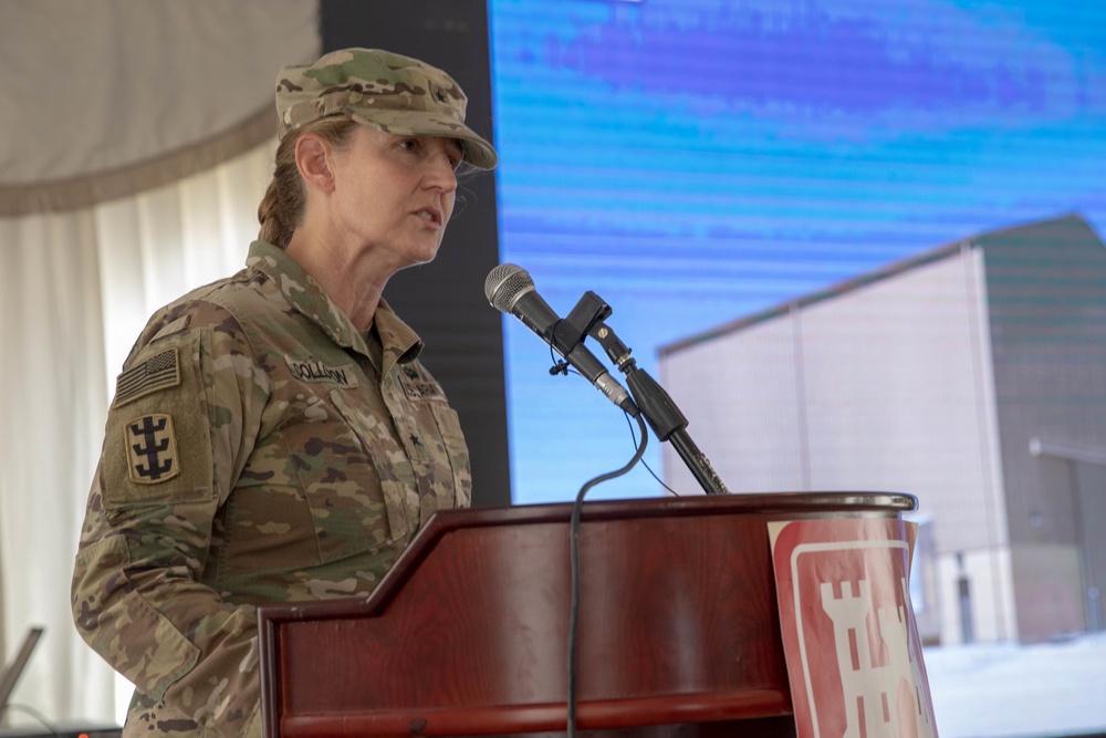 TAD Commander delivers speech in Kuwait, 5 July