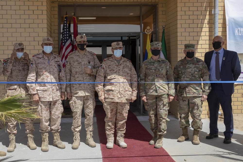 Ribbon cutting ceremony for Patriot Fire Site in Kuwait