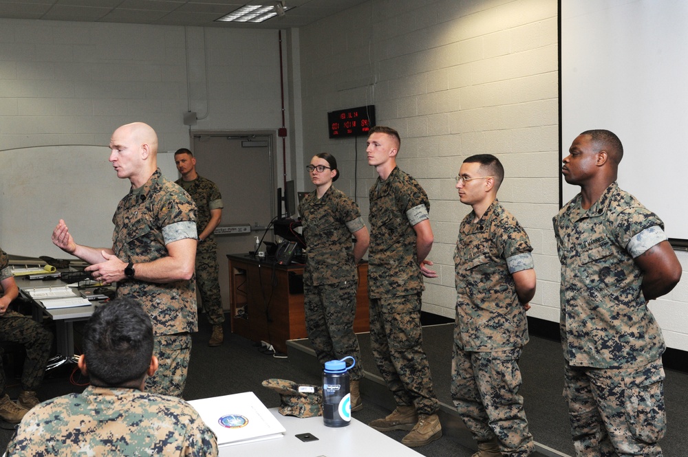 Sergeant Major of the Marine Corps visits Expeditionary Warfare Training Group, Atlantic