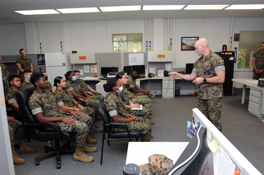 Sergeant Major of the Marine Corps visits Expeditionary Warfare Training Group, Atlantic