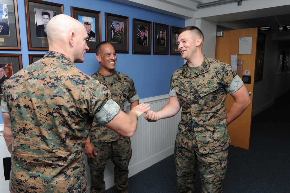 Sergeant Major of the Marine Corps visits Expeditionary Warfare Training Group, Atlantic