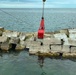 Buffalo Harbor west breakwater repairs