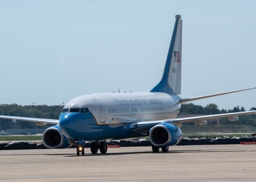 Secretary Austin, Milley greet Miller upon return