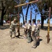 Pull-up bars installed by Boy Scouts at Travis AFB North Track