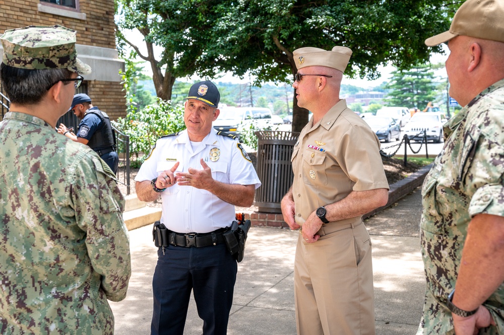 Cpl. Brandon Hilton award ceremony