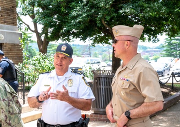 Cpl. Brandon Hilton award ceremony