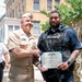 Cpl. Brandon Hilton award ceremony