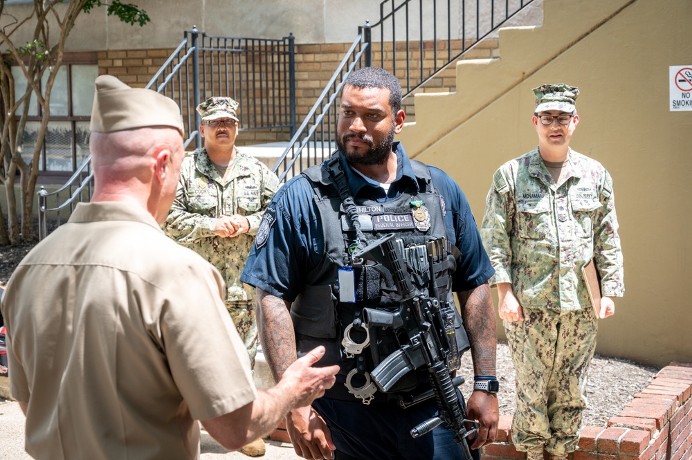 Cpl. Brandon Hilton award ceremony
