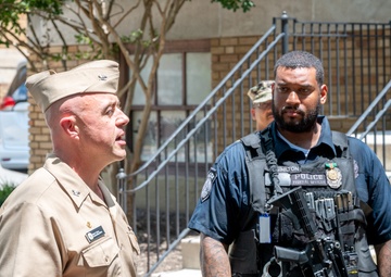 Cpl. Brandon Hilton award ceremony