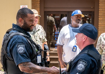 Cpl. Brandon Hilton award ceremony