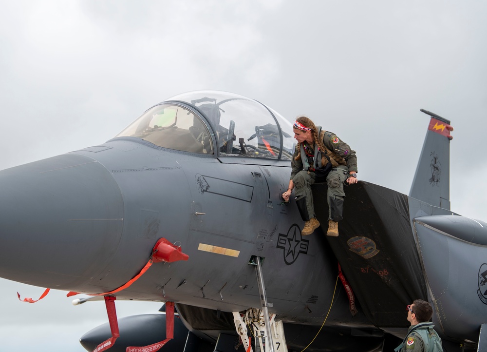 F-15E Strike Eagles arrive for Pacific Iron 2021