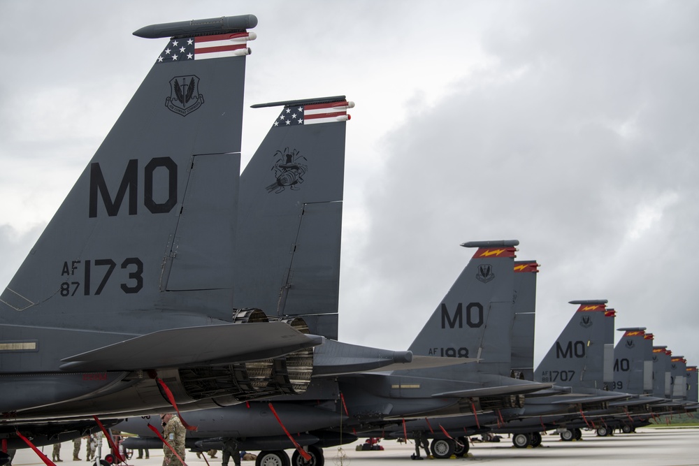 F-15E Strike Eagles arrive for Pacific Iron 2021