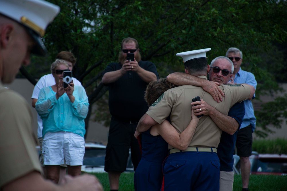 RS Cleveland Marine Awarded Purple Heart From Operation Enduring Freedom