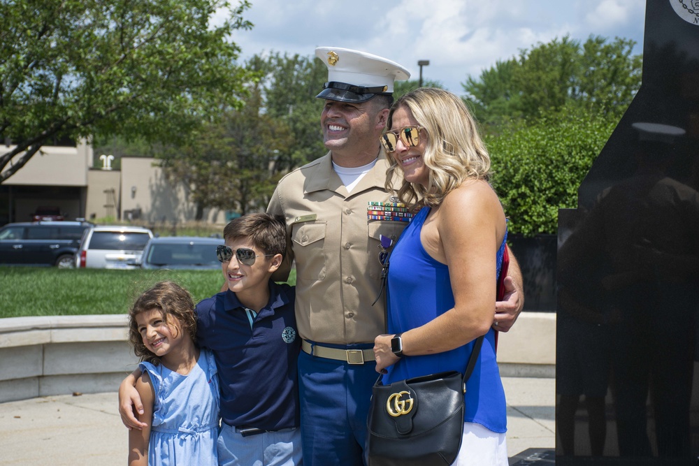 RS Cleveland Marine Awarded Purple Heart From Operation Enduring Freedom