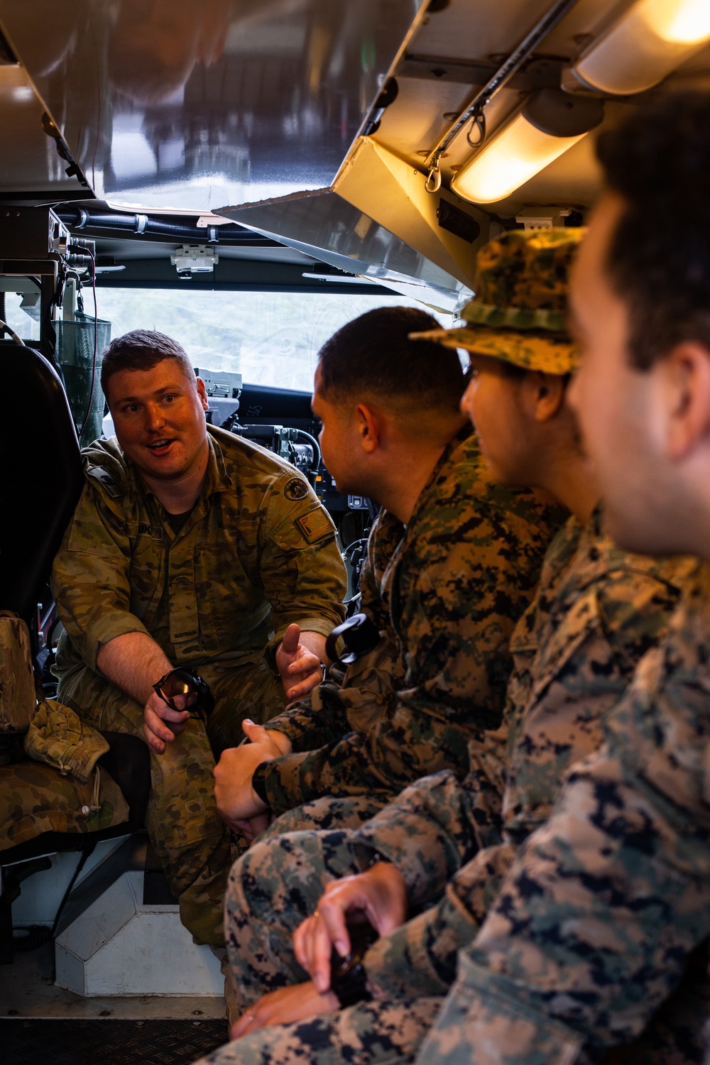 Corpsmen learn about Australian PMVA