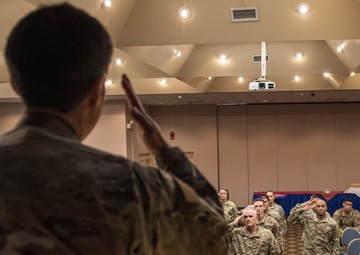 51st DS furls up the flag