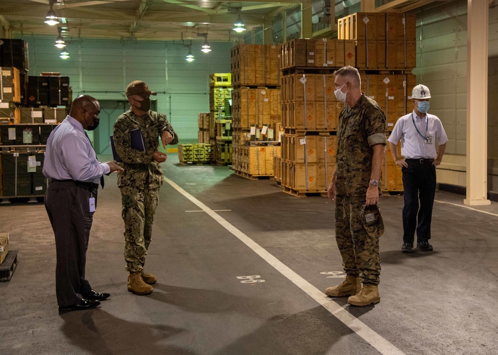 Brig. Gen. Bowers Visits CFAS