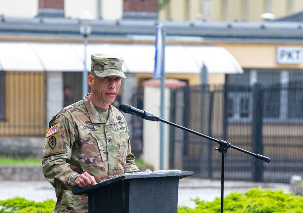 U.S. Army conducts transfer of authority in Żagań, Poland