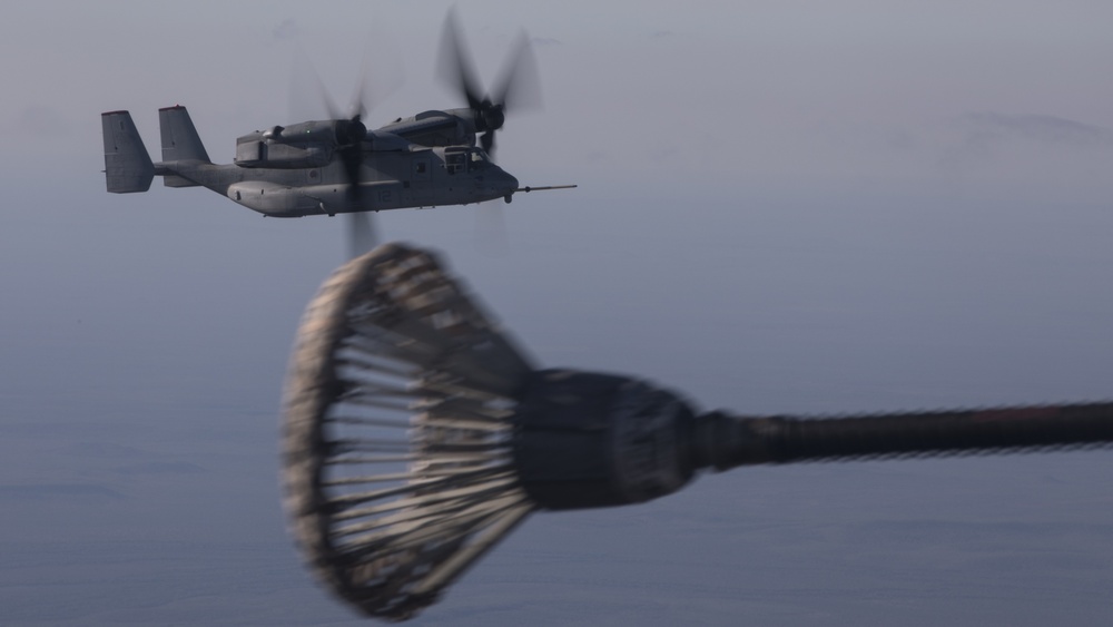Talisman Sabre 21: U.S. Marines with VMGR-152 conduct aerial refueling in Australia
