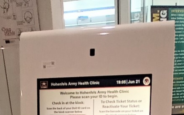 Electronic patient kiosks upgraded in European MTFs