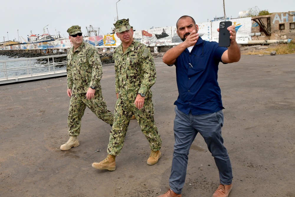 Naval Facilities Engineering Command Visits Camp Lemonnier