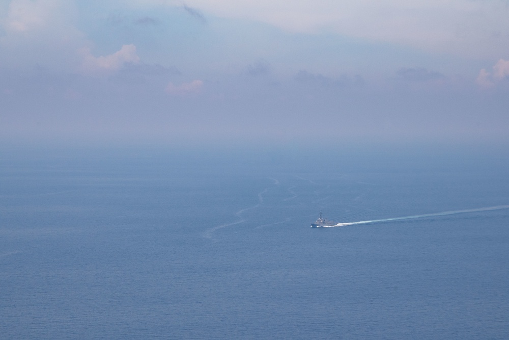 USS Kidd Transits South China Sea