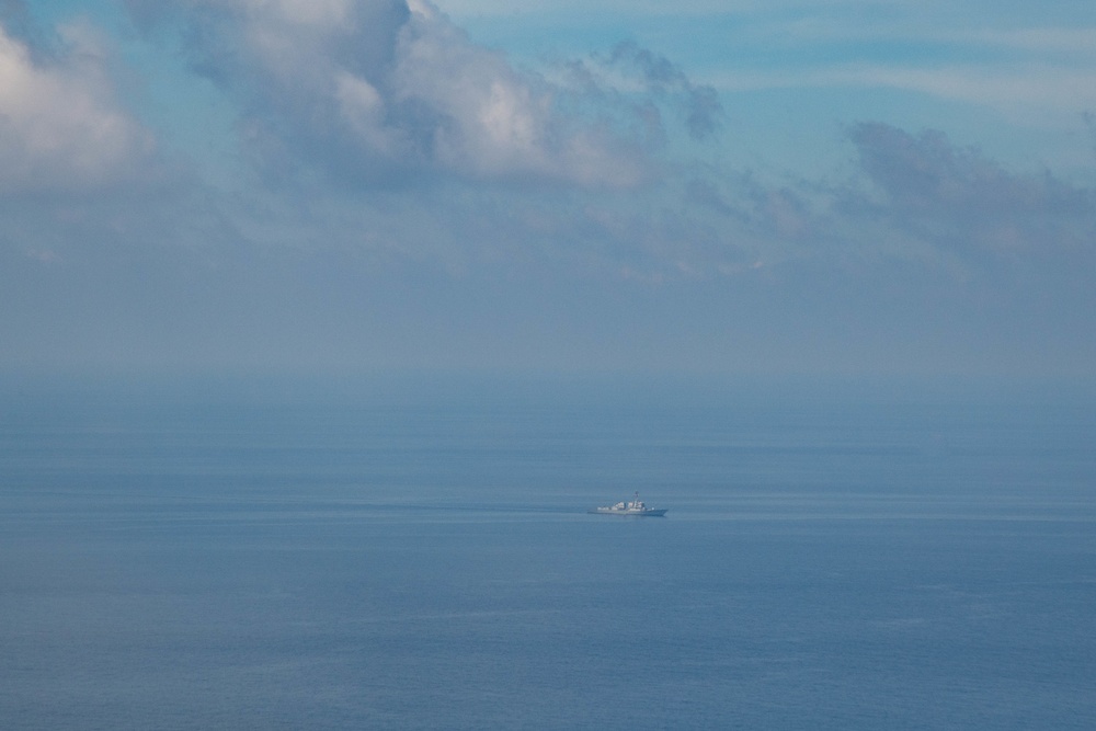 USS Kidd Transits South China Sea