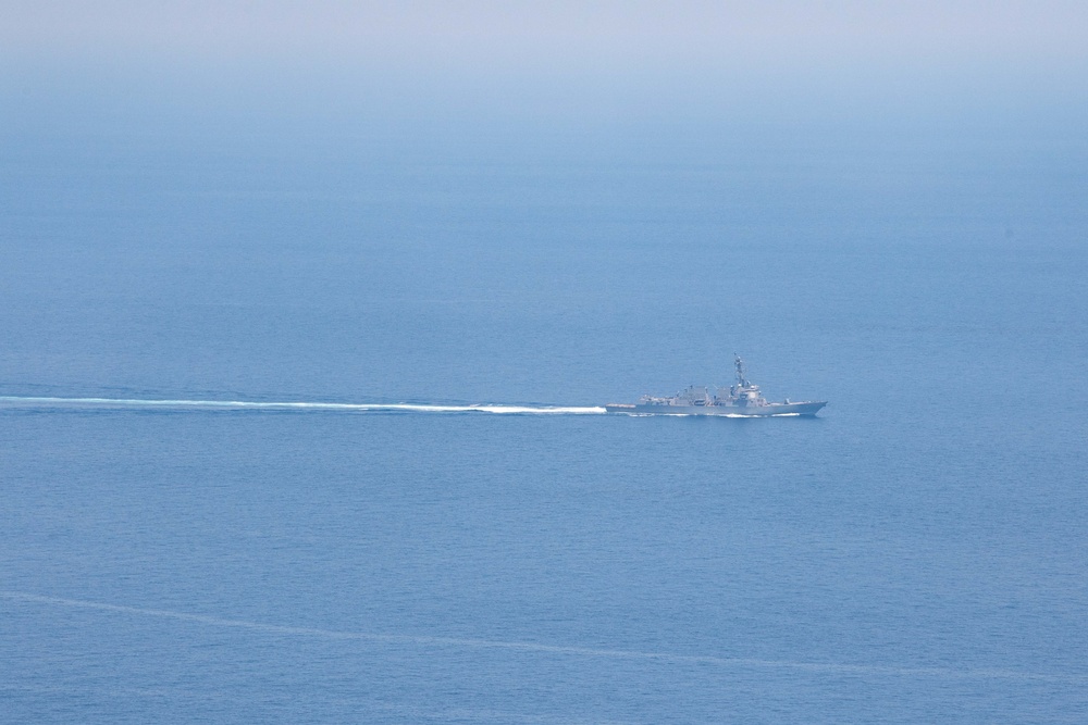 USS Kidd Transits South China Sea