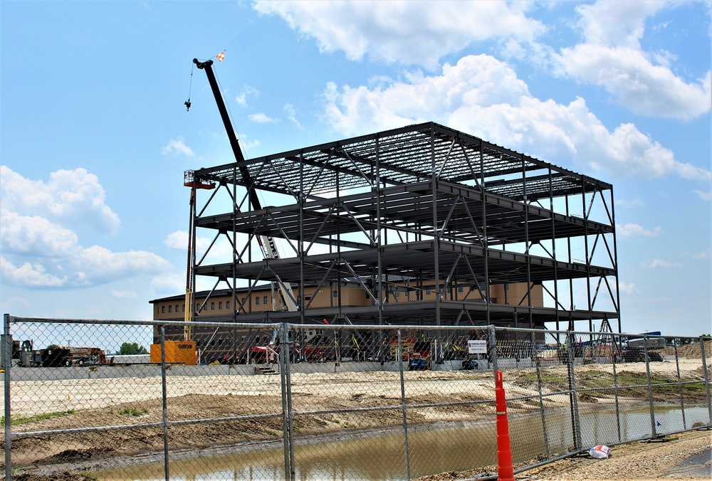 Second barracks construction project continues at Fort McCoy