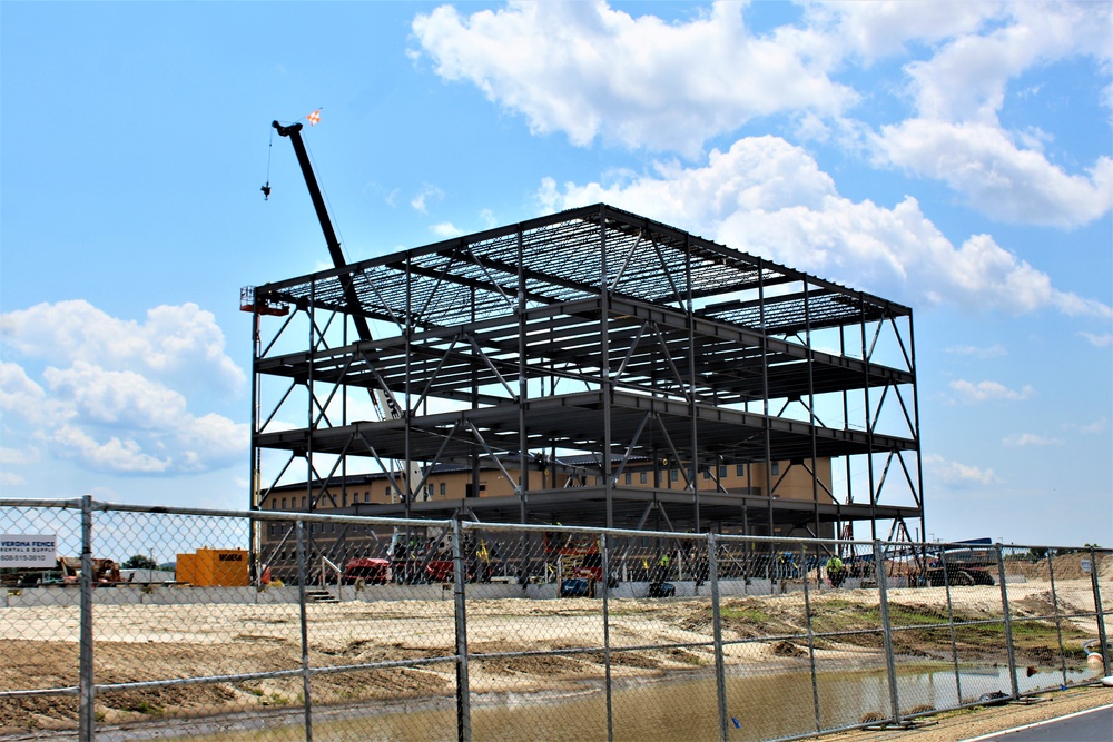 Second barracks construction project continues at Fort McCoy