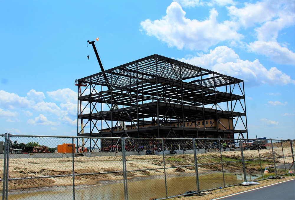 Second barracks construction project continues at Fort McCoy