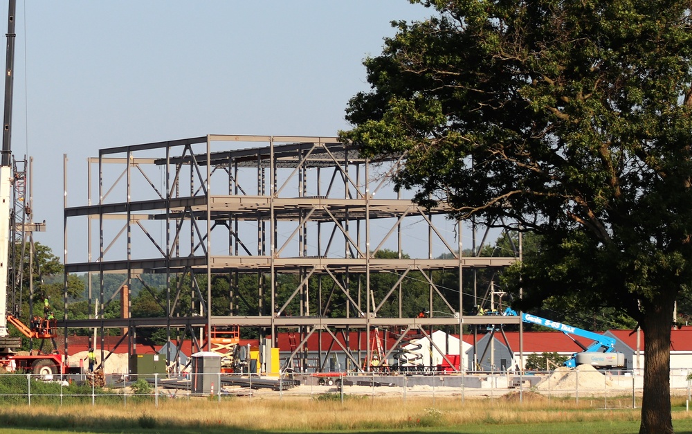 Second barracks construction project continues at Fort McCoy