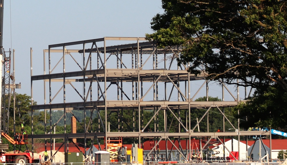 Second barracks construction project continues at Fort McCoy