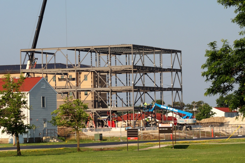 Second barracks construction project continues at Fort McCoy