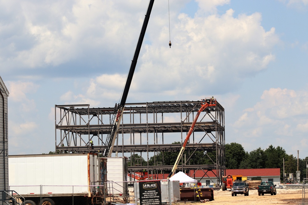 Second barracks construction project continues at Fort McCoy