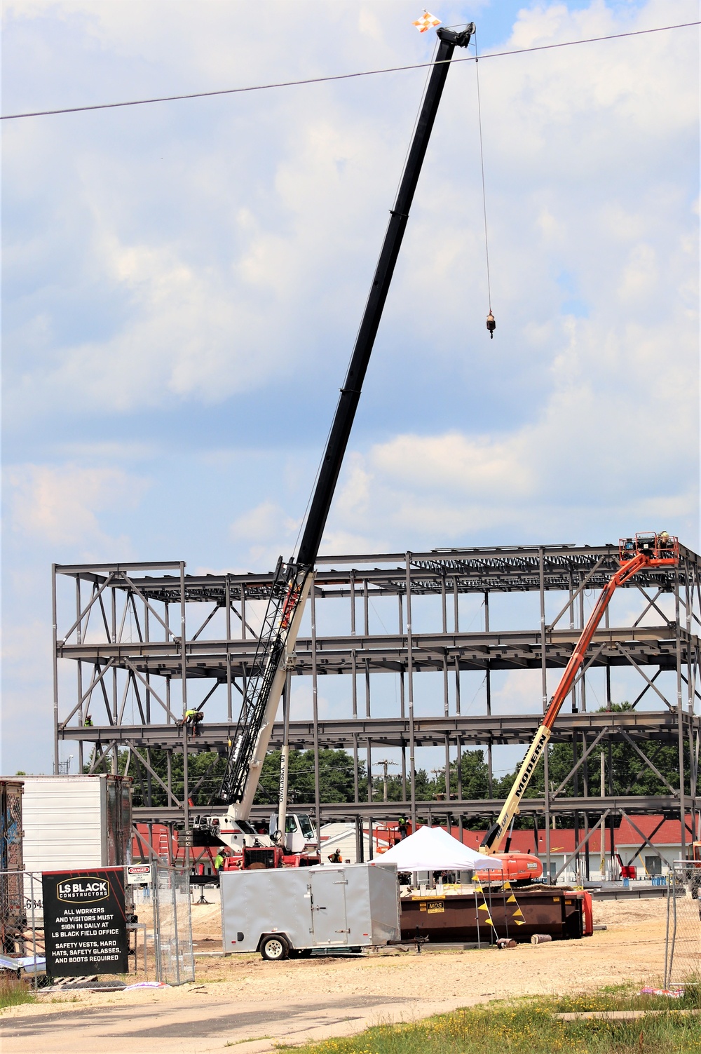 Second barracks construction project continues at Fort McCoy