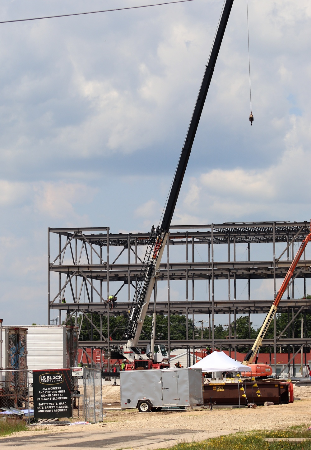 Second barracks construction project continues at Fort McCoy