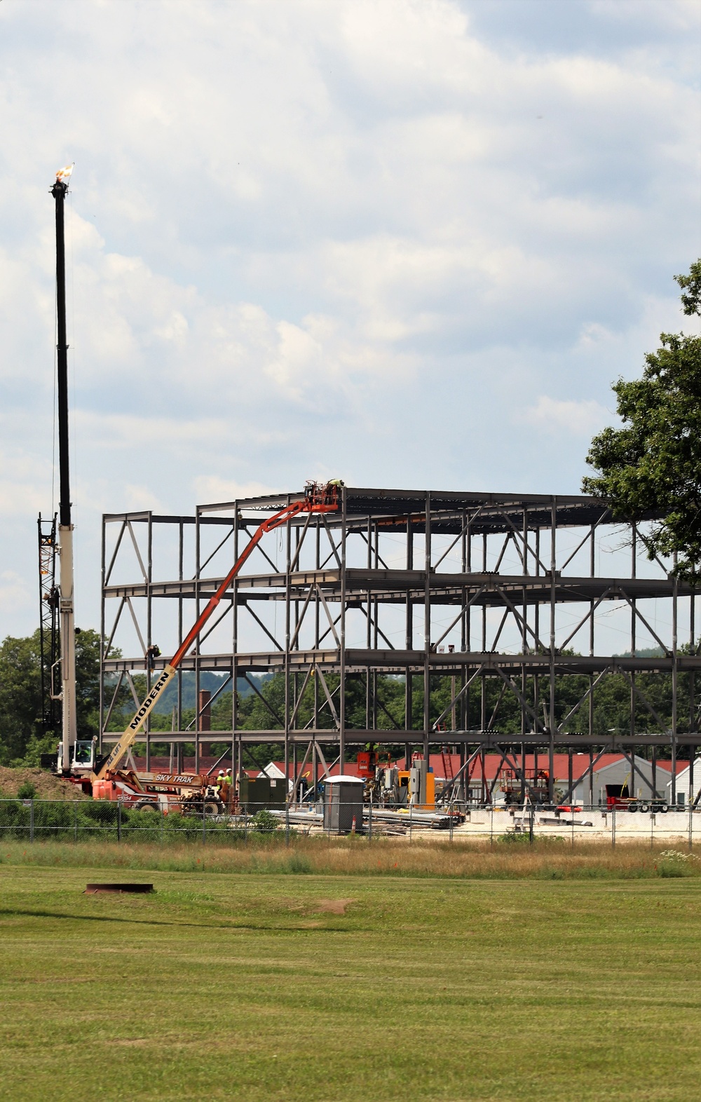 Second barracks construction project continues at Fort McCoy