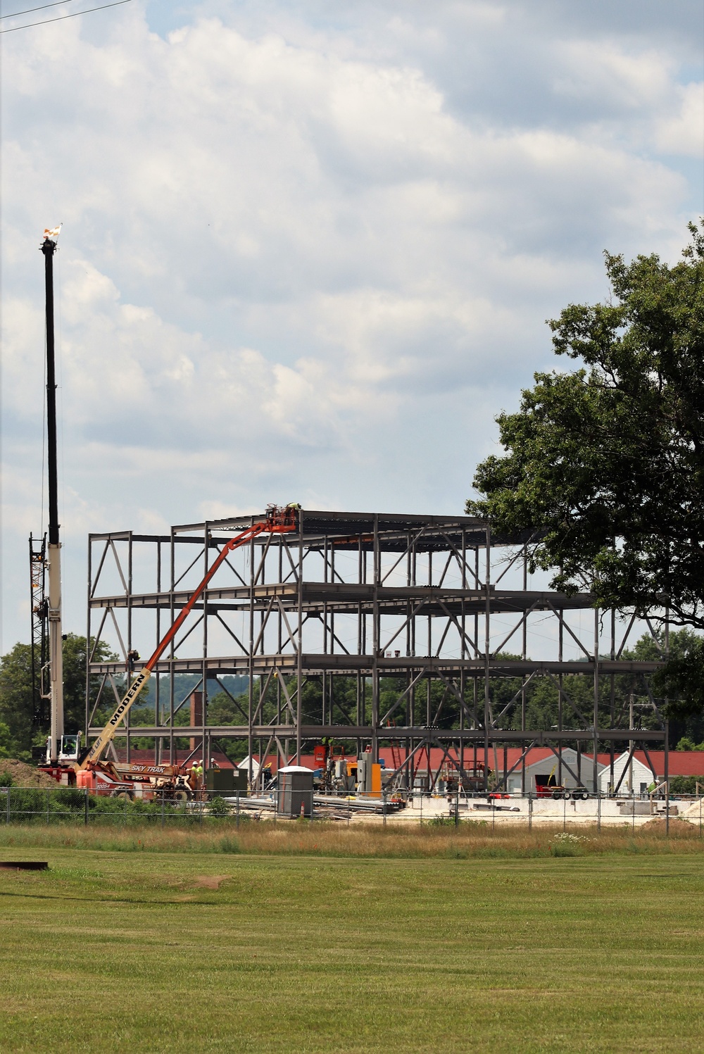 Second barracks construction project continues at Fort McCoy