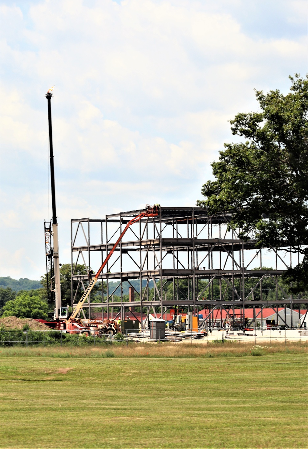 Second barracks construction project continues at Fort McCoy