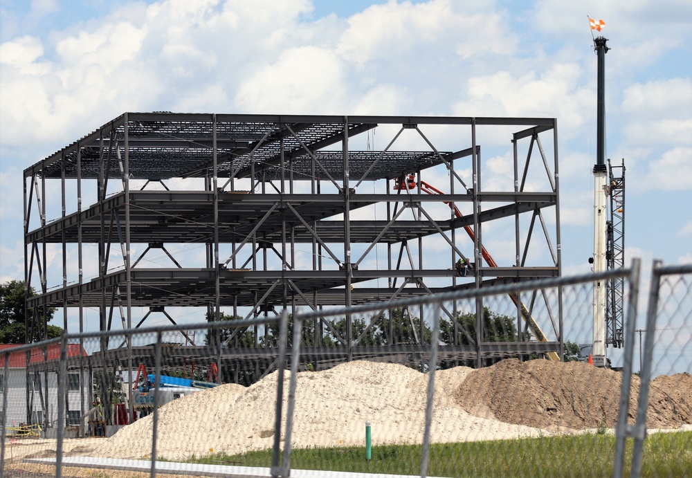 Second barracks construction project continues at Fort McCoy