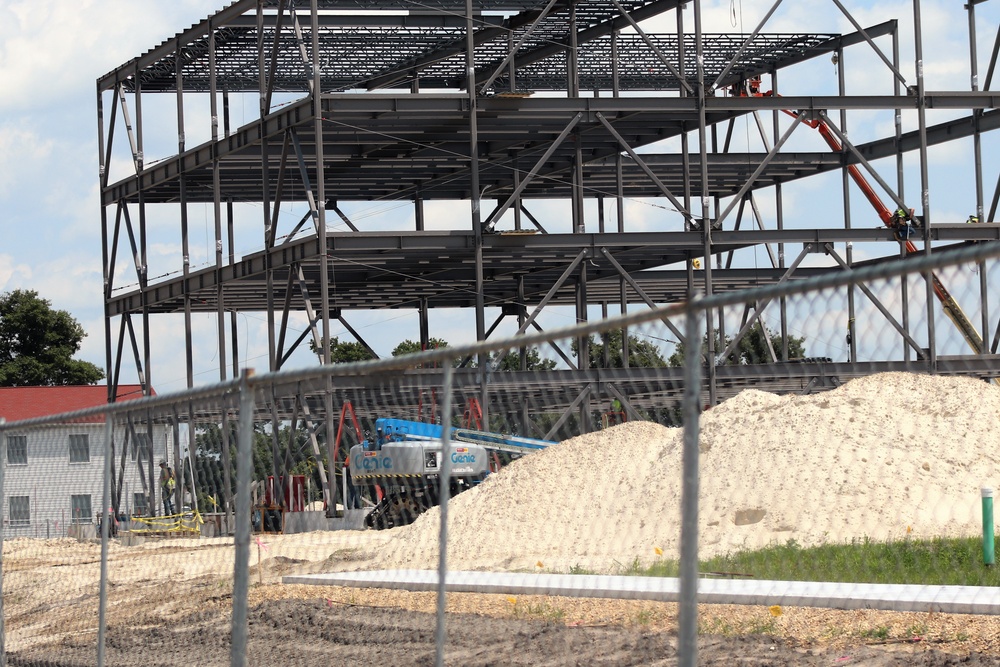 Second barracks construction project continues at Fort McCoy