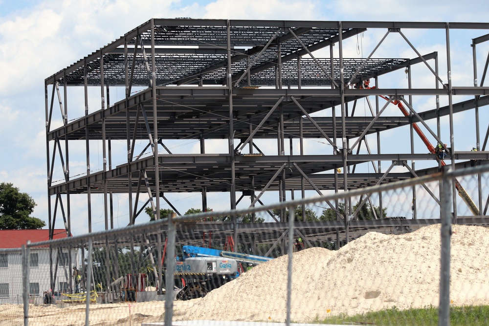 Second barracks construction project continues at Fort McCoy