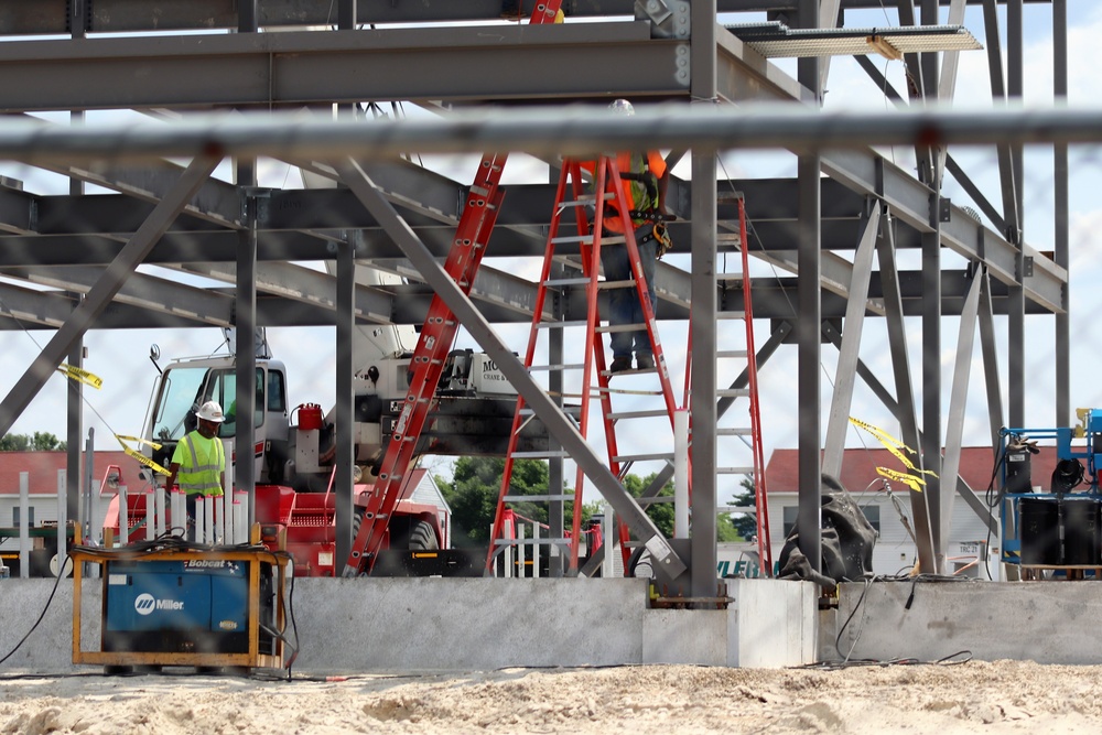 Second barracks construction project continues at Fort McCoy