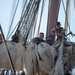 USS Constitution conducts sail stations